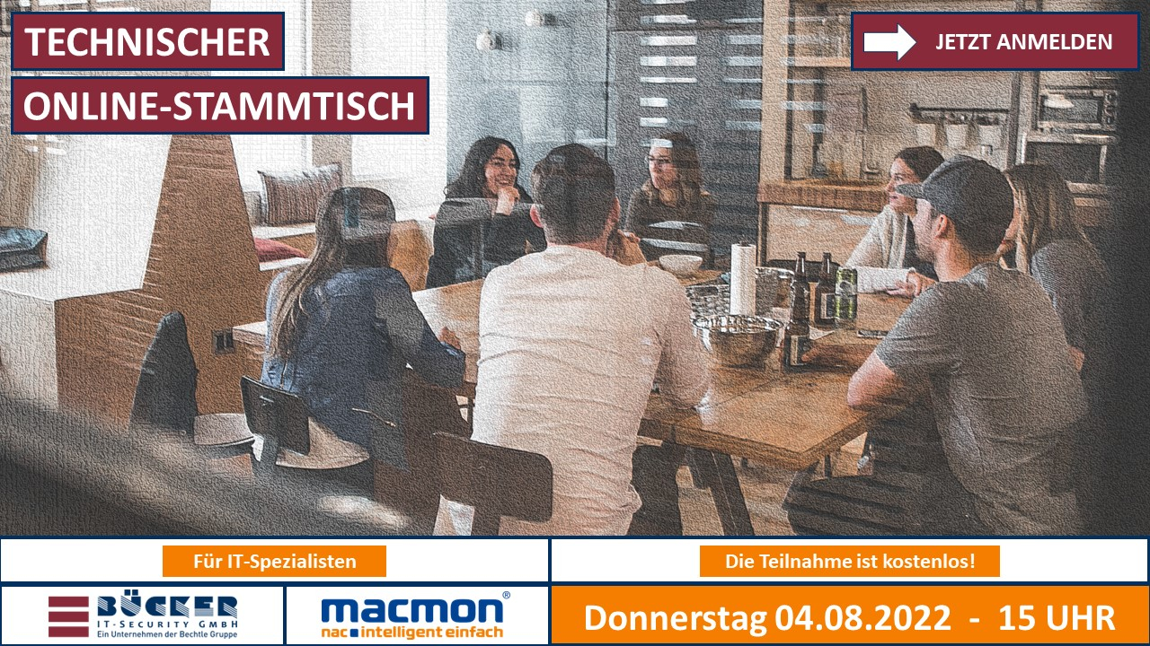 Technischer Online-Stammtisch Macmon